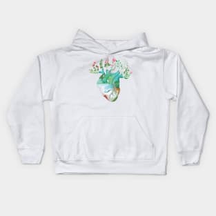 Floral Heart	Living that Nurse Life Kids Hoodie